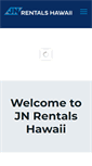 Mobile Screenshot of jnrentalshawaii.com
